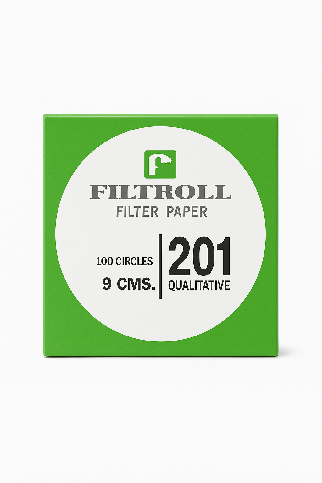 Filtroll | Filter Paper 201 Qualitative | 9 cm | 100 Circles | High Purity Laboratory Grade