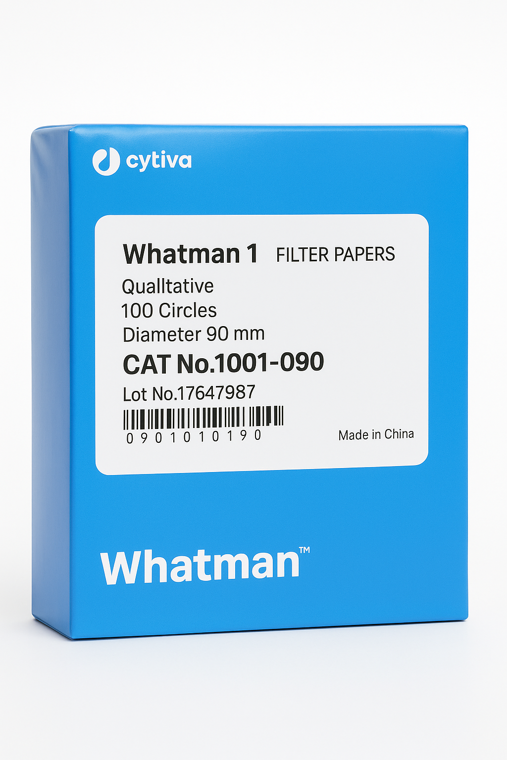 Whatman – Filter Paper Grade 1 | CAT No. 1001-090 | Qualitative, 90 mm Circles | GR 1 9.0CM 100/PK