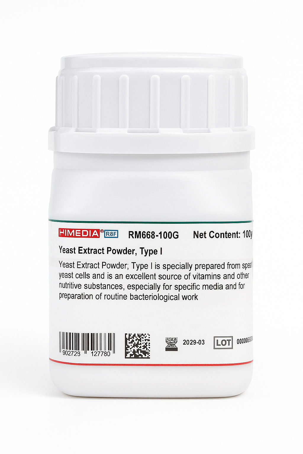 HiMedia | Yeast Extract Powder, Type I | 100g | REF RM668 | On Order Basis (Not Ready Stock)