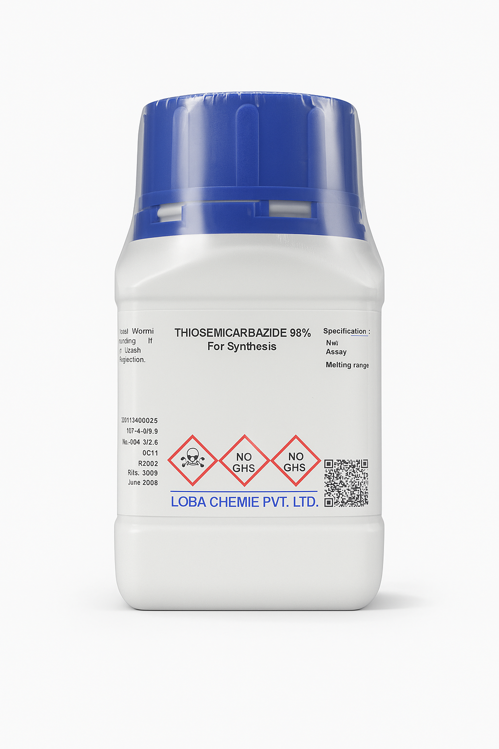Loba | Thiosemicarbazide 98% | CAS 79-19-6 | Thiocarbamoyl Hydrazine