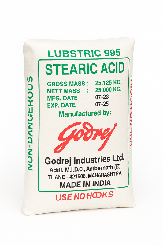 Godrej Stearic Acid LUBSTRIC 995 – 25 Kg Bag @ ₹200/Kg | Godrej Industries Ltd.