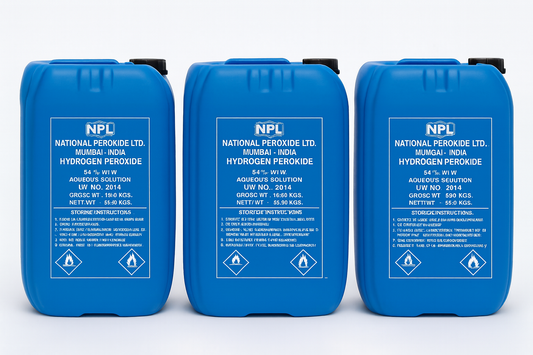 NPL – Hydrogen Peroxide 50% w/w Aqueous Solution | CAS 7722-84-1 | Bulk Chemical @ ₹55/Kg