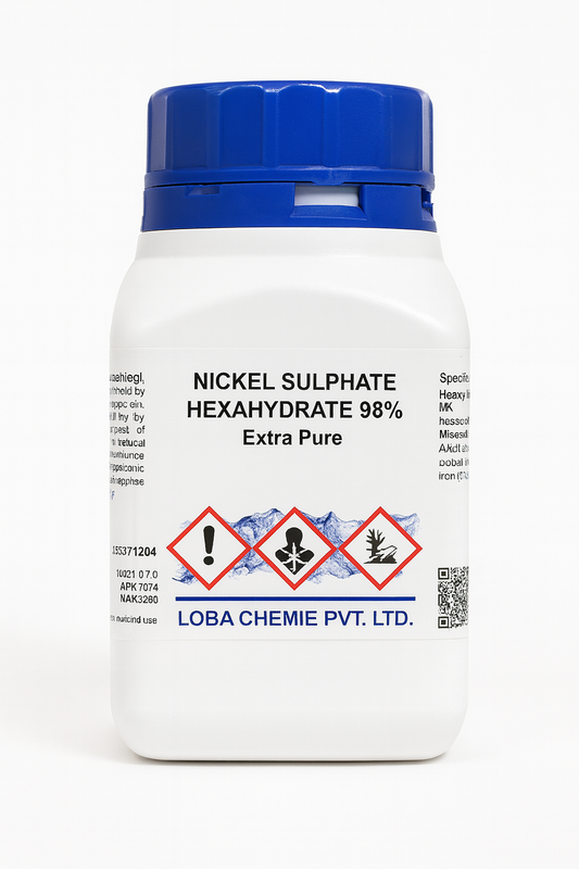 Loba – Nickel Sulphate Hexahydrate 98% Extra Pure | CAS 10101-97-0 | Nickel(II) Sulphate