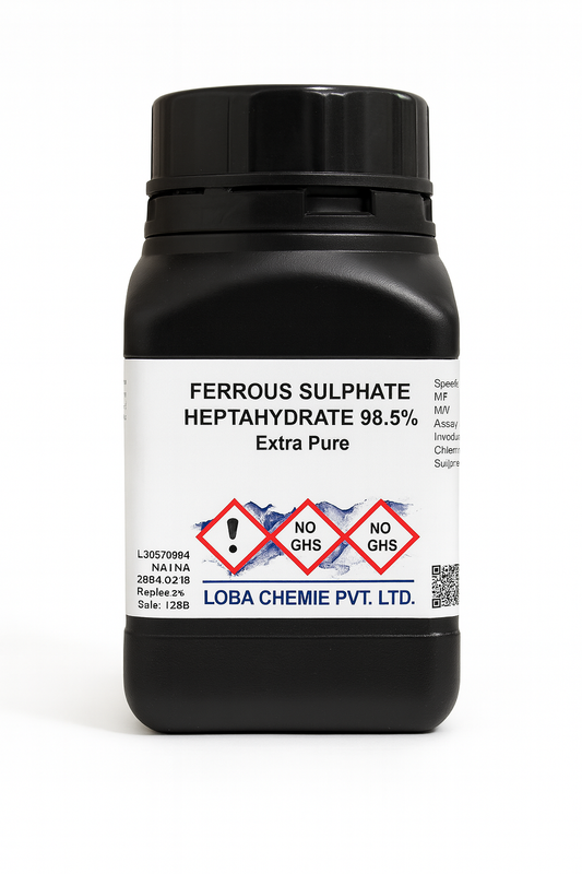 Loba – Ferrous Sulphate Heptahydrate 98.5% Extra Pure | CAS 7782-63-0 | Iron(II) Sulphate |500g