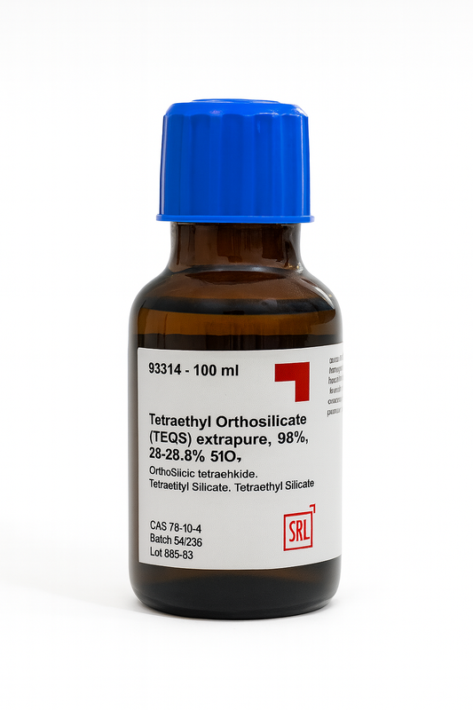 SRL – Tetraethyl Orthosilicate (TEOS) 98% Extrapure | CAS 78-10-4 | Tetraethoxysilane, Ethyl Silicate 40