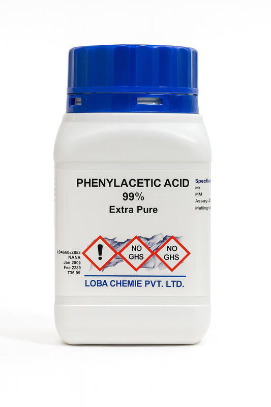 Loba – Phenylacetic Acid 99% Extra Pure | CAS 103-82-2 | Benzeneacetic Acid | 500g