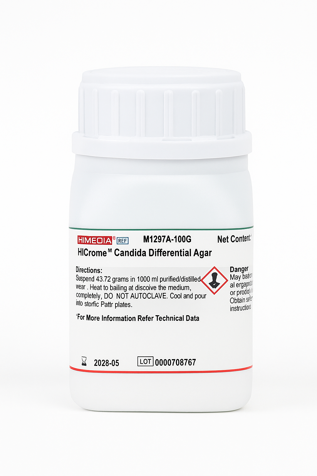 HiMedia | HiChrome Candida Differential Agar | 100g | On Order Basis (Not Ready Stock)