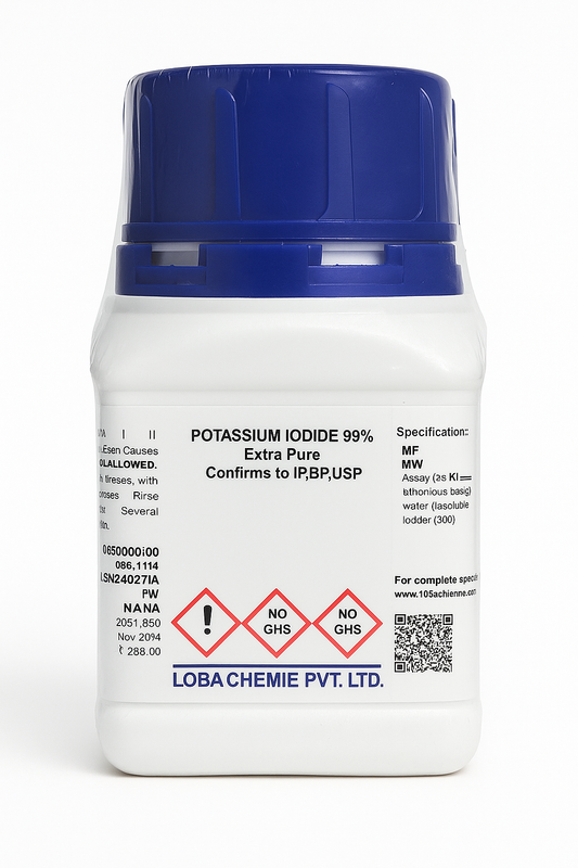 Loba | Potassium Iodide 99% Extra Pure | CAS 7681-11-0 | Potassium Salt of Hydroiodic Acid