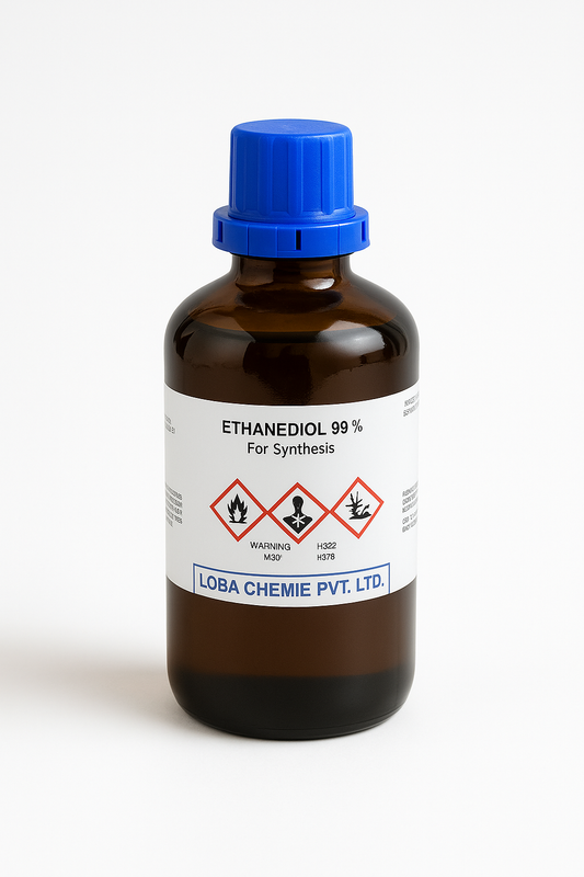 Loba Chemie- Ethylene Glycol | Ethane-1,2-diol | Monoethylene Glycol (MEG) | CAS 107-21-1 | 99% Pure for Synthesis