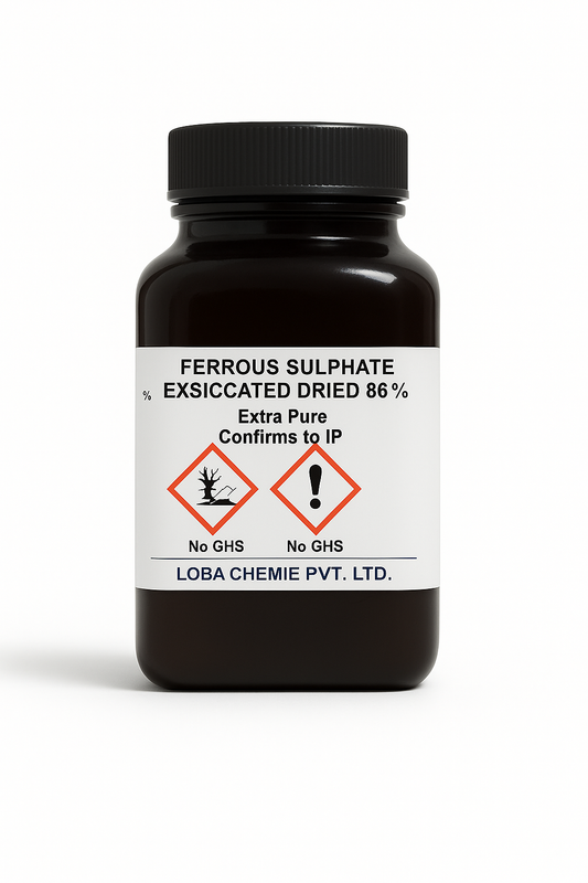 Loba Ferrous Sulphate Exsiccated | Dried 86% | CAS 13463-43-9 | 500g