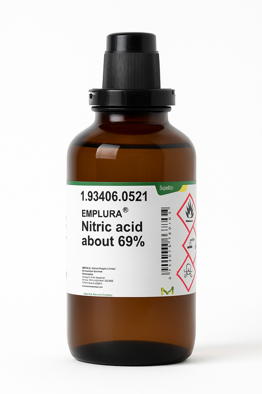 Merck | Nitric Acid ~69% | CAS 7697-37-2 | Emplura