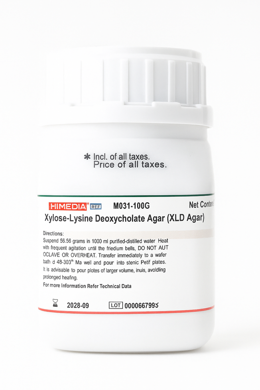 HiMedia | Xylose-Lysine Deoxycholate Agar (XLD Agar) | 100g | CAS 9004-34-6 | On Order Basis (Not Ready Stock)