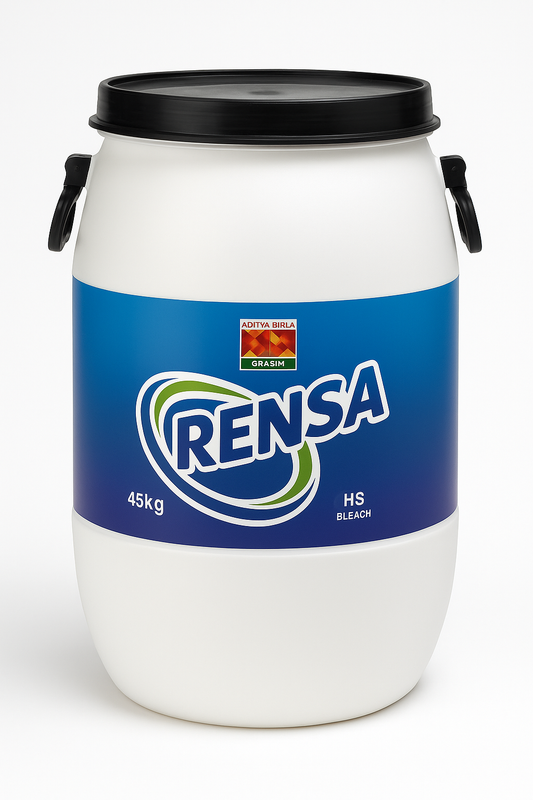 RENSA HS Bleach 45kg – Calcium Hypochlorite by Aditya Birla Chemicals at ₹110/kg