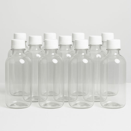 PET Bottles – Durable and Chemical-Resistant Storage Solution (Pack of 12)