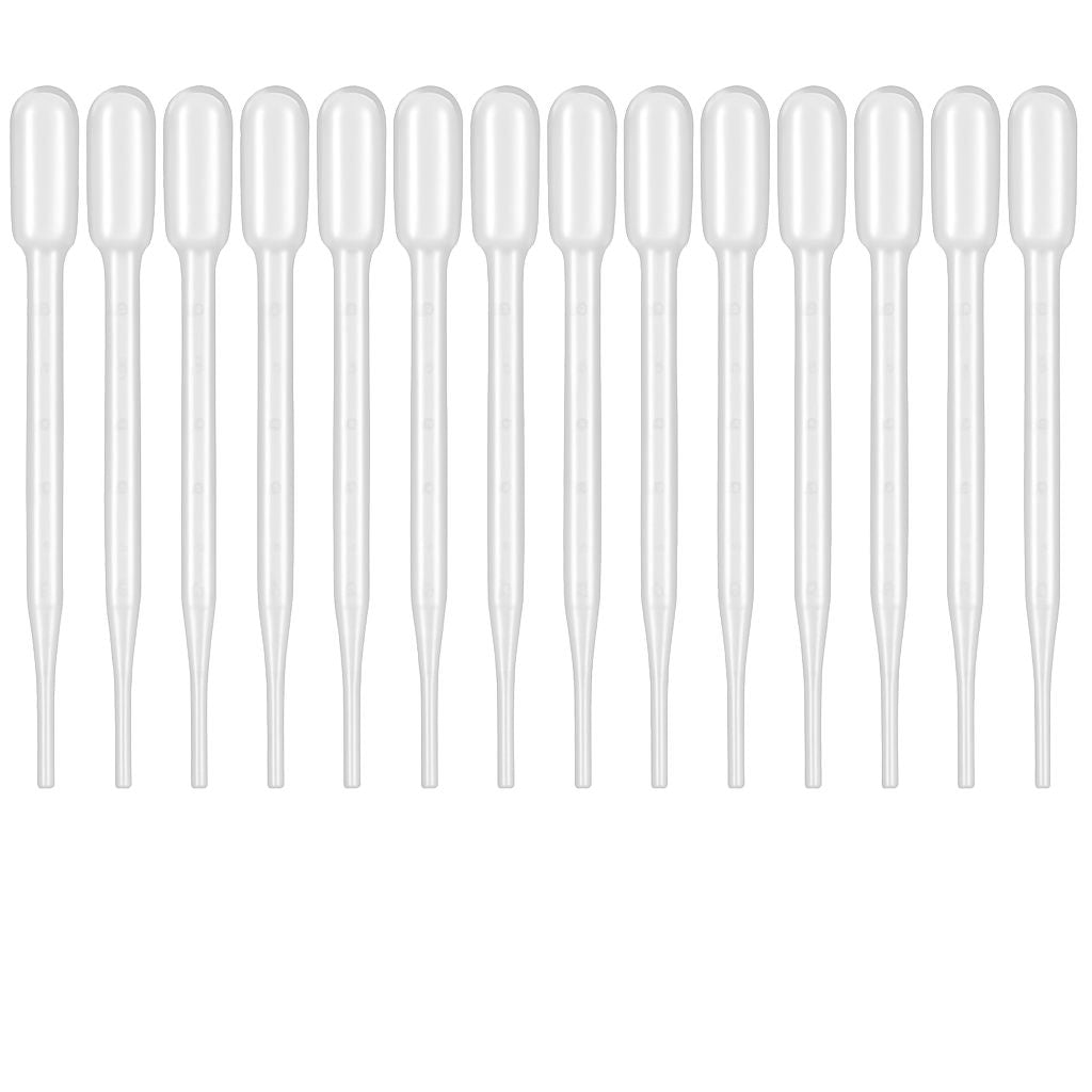 Disposable Plastic Transfer Pipettes (1 ml & 3 ml) | Pack of 100