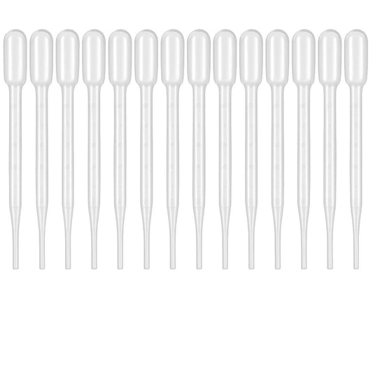 Disposable Plastic Transfer Pipettes (1 ml & 3 ml) | Pack of 100